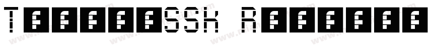 ToucheSSK Regular字体转换